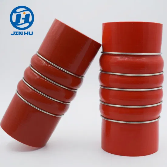 Jinhu Color Factory kundenspezifischer Autoschlauch-Kühlsystem-Kühler-Gummi-Silikon-Kühlerschlauch (OEM)