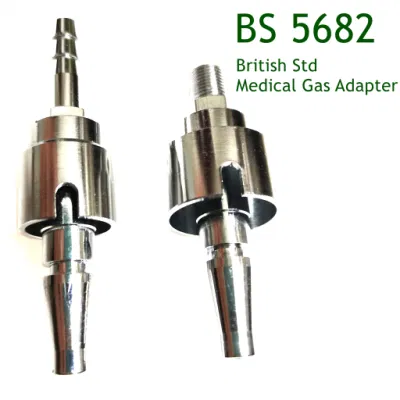 Medizinischer Gasadapter nach britischem Standard BS 5682
